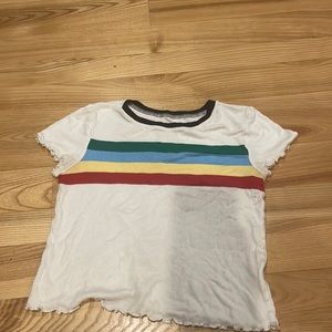 So Rainbow Cropped Tee